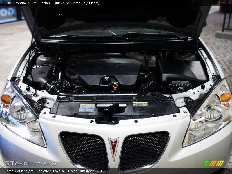 Quicksilver Metallic / Ebony 2009 Pontiac G6 V6 Sedan