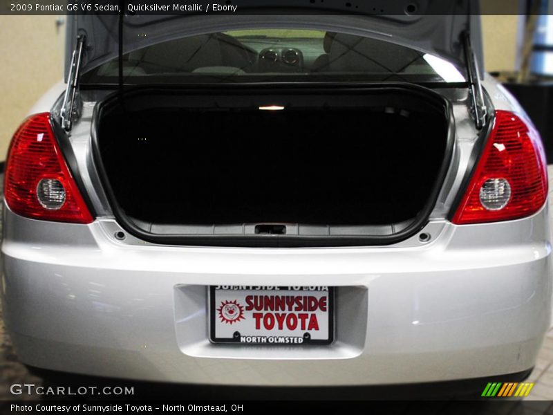 Quicksilver Metallic / Ebony 2009 Pontiac G6 V6 Sedan