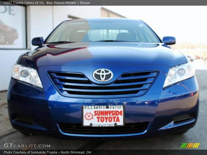 Blue Ribbon Metallic / Bisque 2007 Toyota Camry LE V6