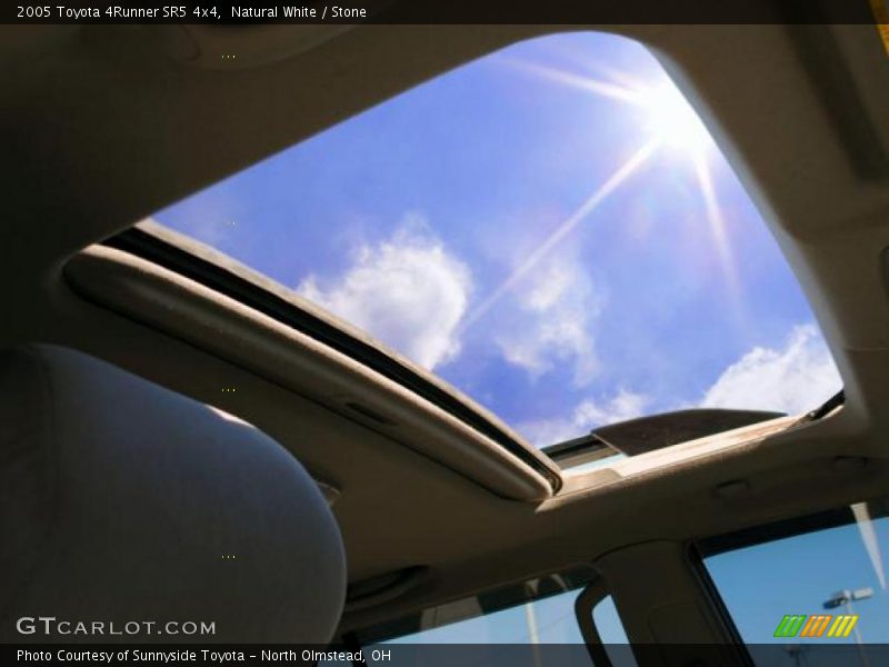 Sunroof of 2005 4Runner SR5 4x4