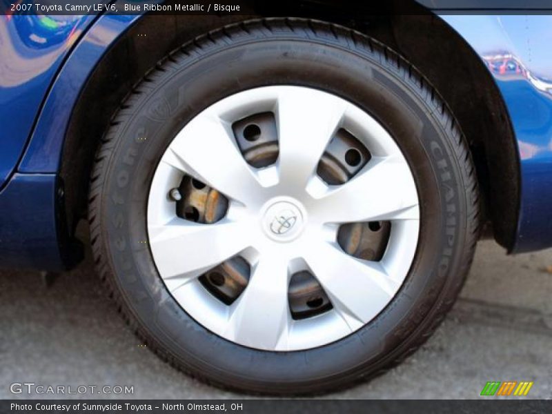 Blue Ribbon Metallic / Bisque 2007 Toyota Camry LE V6