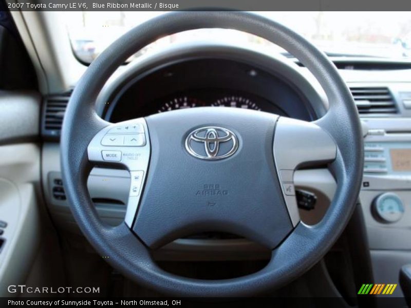 Blue Ribbon Metallic / Bisque 2007 Toyota Camry LE V6