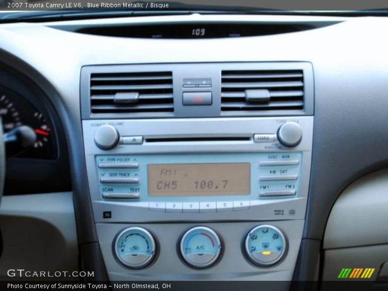 Blue Ribbon Metallic / Bisque 2007 Toyota Camry LE V6