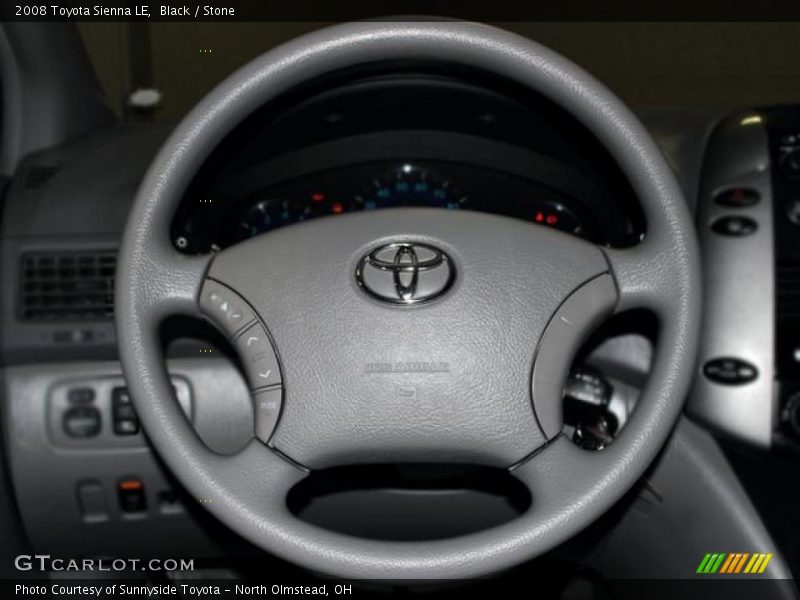 Black / Stone 2008 Toyota Sienna LE