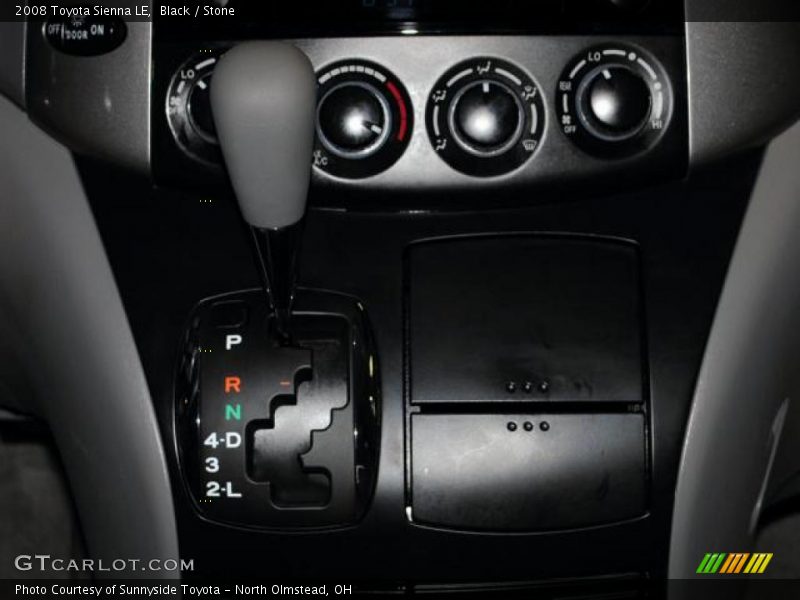 Black / Stone 2008 Toyota Sienna LE
