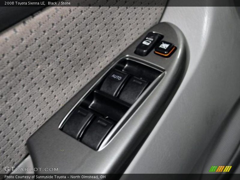 Black / Stone 2008 Toyota Sienna LE