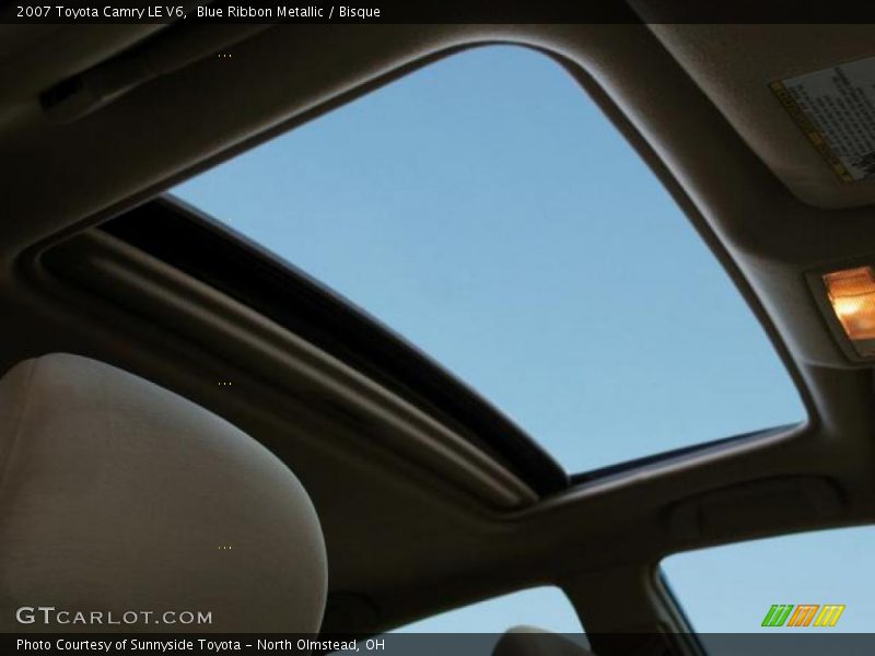 Blue Ribbon Metallic / Bisque 2007 Toyota Camry LE V6