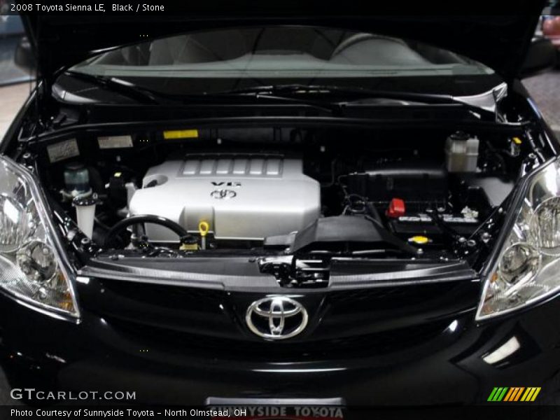 Black / Stone 2008 Toyota Sienna LE