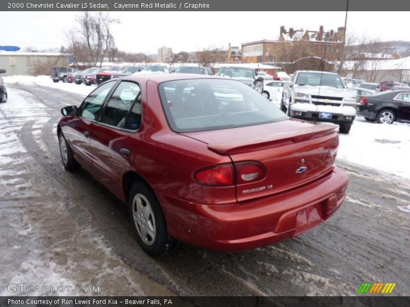  2000 Cavalier LS Sedan Cayenne Red Metallic