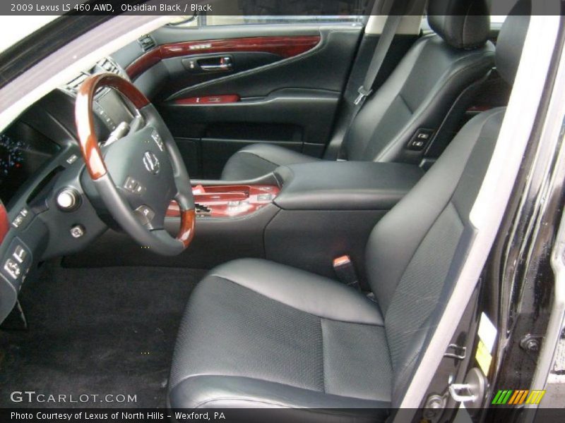  2009 LS 460 AWD Black Interior