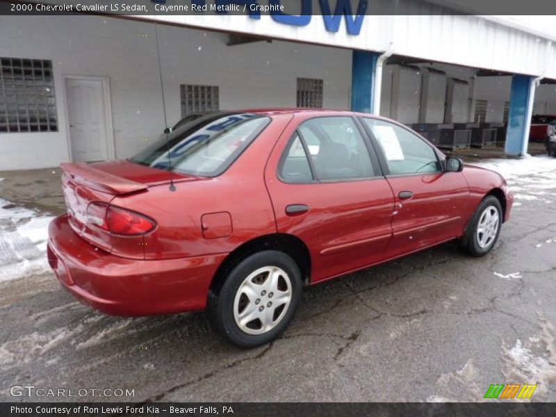  2000 Cavalier LS Sedan Cayenne Red Metallic