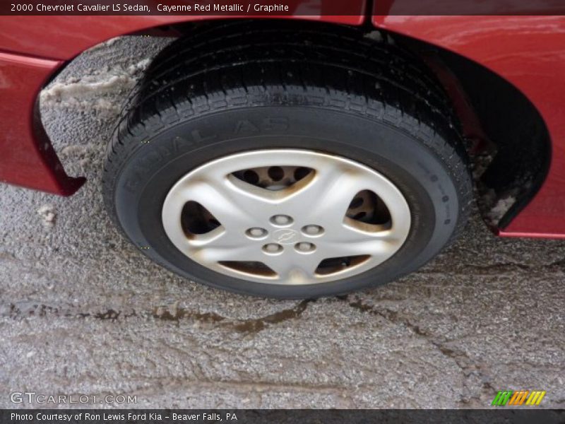 Cayenne Red Metallic / Graphite 2000 Chevrolet Cavalier LS Sedan