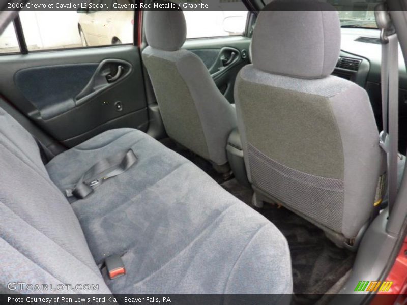 Rear Seat of 2000 Cavalier LS Sedan