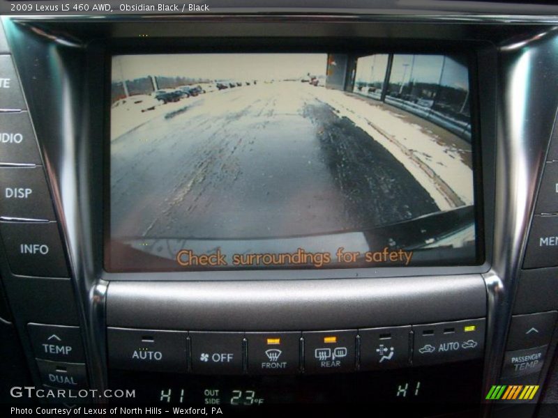 Controls of 2009 LS 460 AWD