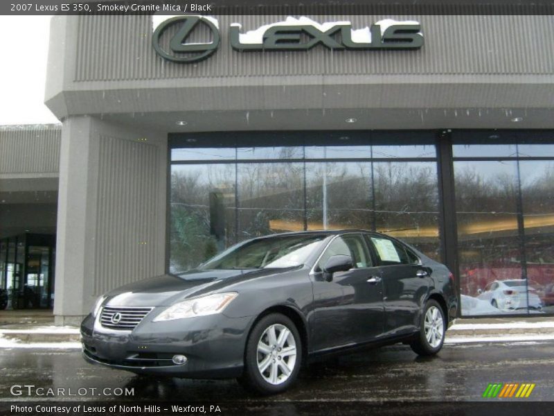 Smokey Granite Mica / Black 2007 Lexus ES 350