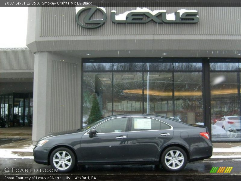 Smokey Granite Mica / Black 2007 Lexus ES 350