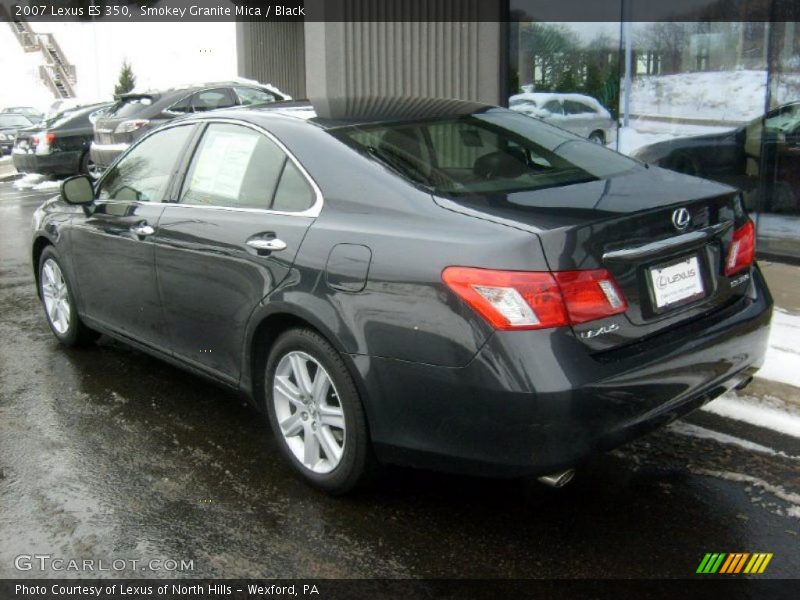 Smokey Granite Mica / Black 2007 Lexus ES 350
