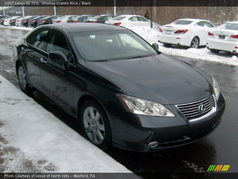 Smokey Granite Mica / Black 2007 Lexus ES 350