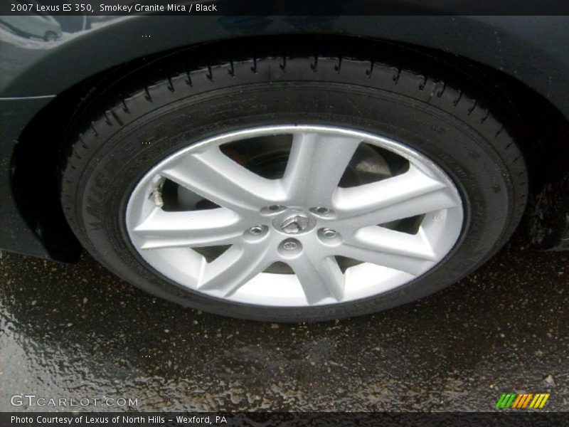 Smokey Granite Mica / Black 2007 Lexus ES 350