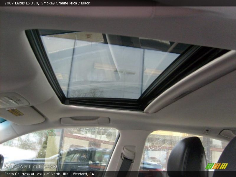Smokey Granite Mica / Black 2007 Lexus ES 350