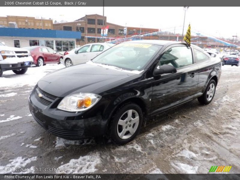 Black / Gray 2006 Chevrolet Cobalt LS Coupe