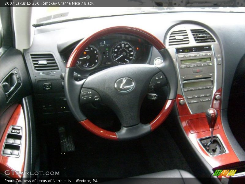 Smokey Granite Mica / Black 2007 Lexus ES 350