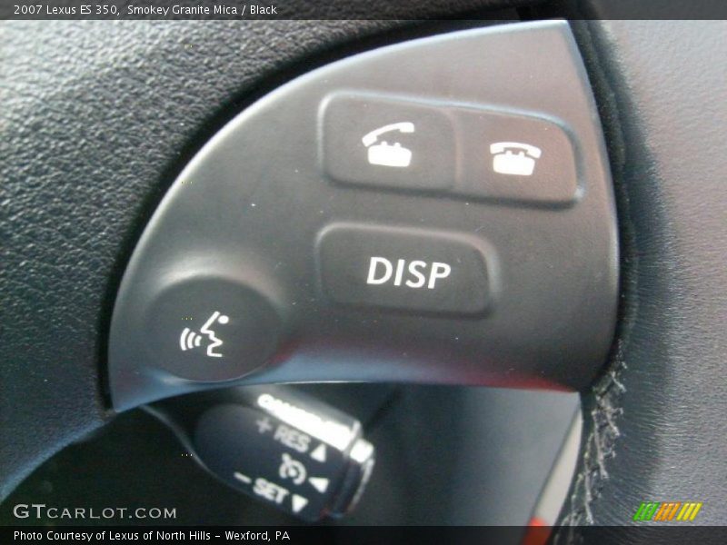 Smokey Granite Mica / Black 2007 Lexus ES 350
