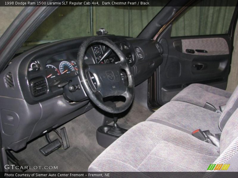  1998 Ram 1500 Laramie SLT Regular Cab 4x4 Black Interior