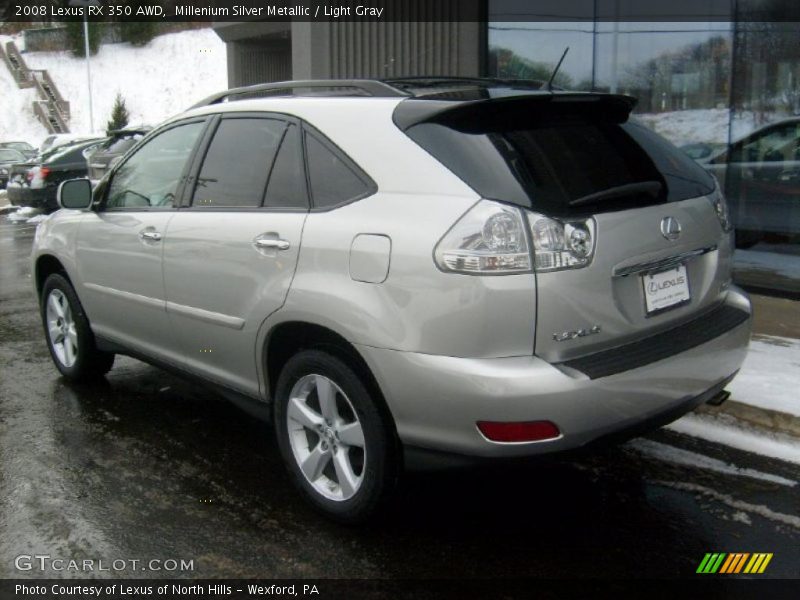 Millenium Silver Metallic / Light Gray 2008 Lexus RX 350 AWD