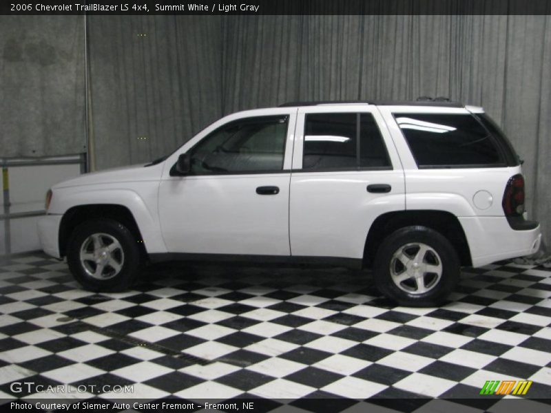 Summit White / Light Gray 2006 Chevrolet TrailBlazer LS 4x4