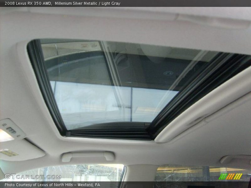 Millenium Silver Metallic / Light Gray 2008 Lexus RX 350 AWD