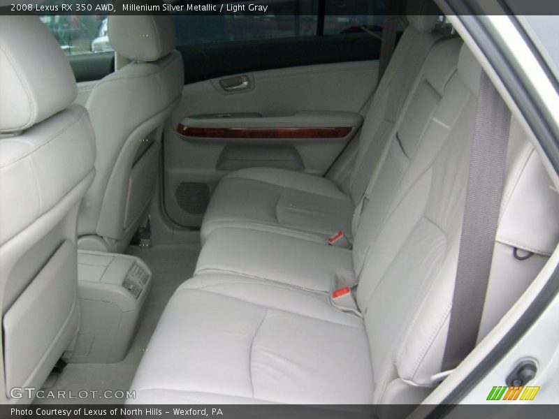Millenium Silver Metallic / Light Gray 2008 Lexus RX 350 AWD