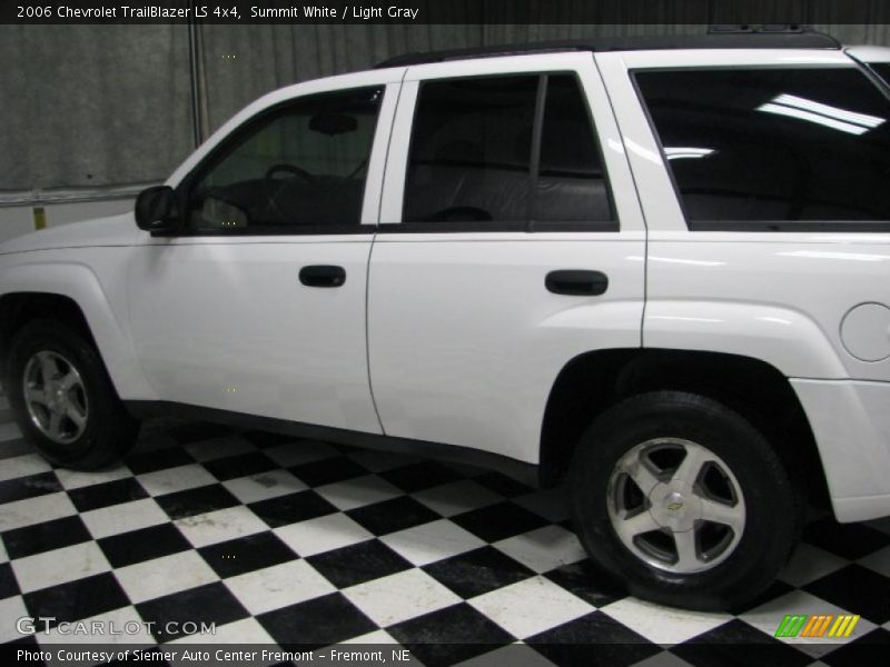 Summit White / Light Gray 2006 Chevrolet TrailBlazer LS 4x4