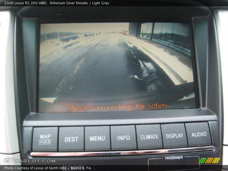 Millenium Silver Metallic / Light Gray 2008 Lexus RX 350 AWD