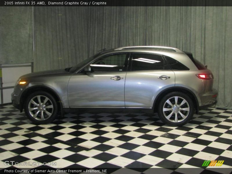 Diamond Graphite Gray / Graphite 2005 Infiniti FX 35 AWD