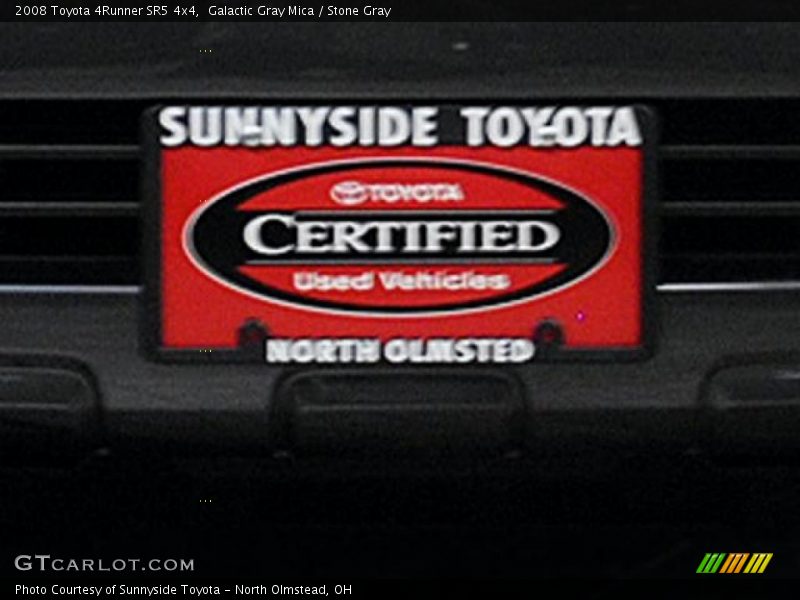 Galactic Gray Mica / Stone Gray 2008 Toyota 4Runner SR5 4x4