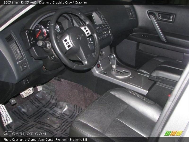 Diamond Graphite Gray / Graphite 2005 Infiniti FX 35 AWD