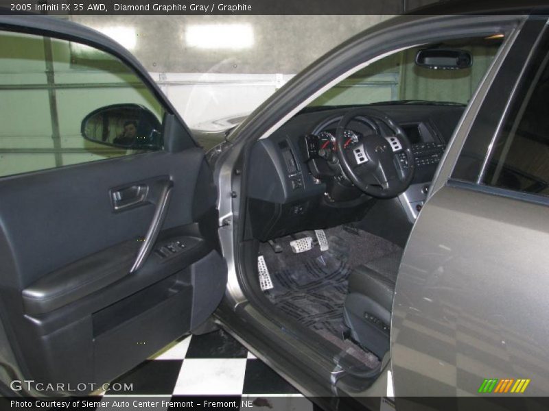 Diamond Graphite Gray / Graphite 2005 Infiniti FX 35 AWD