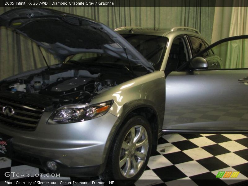 Diamond Graphite Gray / Graphite 2005 Infiniti FX 35 AWD