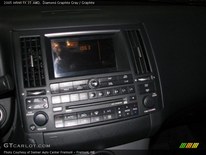 Diamond Graphite Gray / Graphite 2005 Infiniti FX 35 AWD
