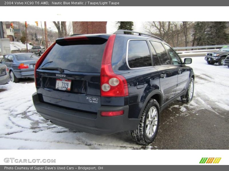 Nautic Blue Metallic / Taupe/Light Taupe 2004 Volvo XC90 T6 AWD