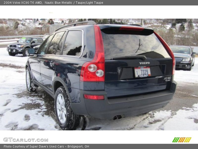 Nautic Blue Metallic / Taupe/Light Taupe 2004 Volvo XC90 T6 AWD