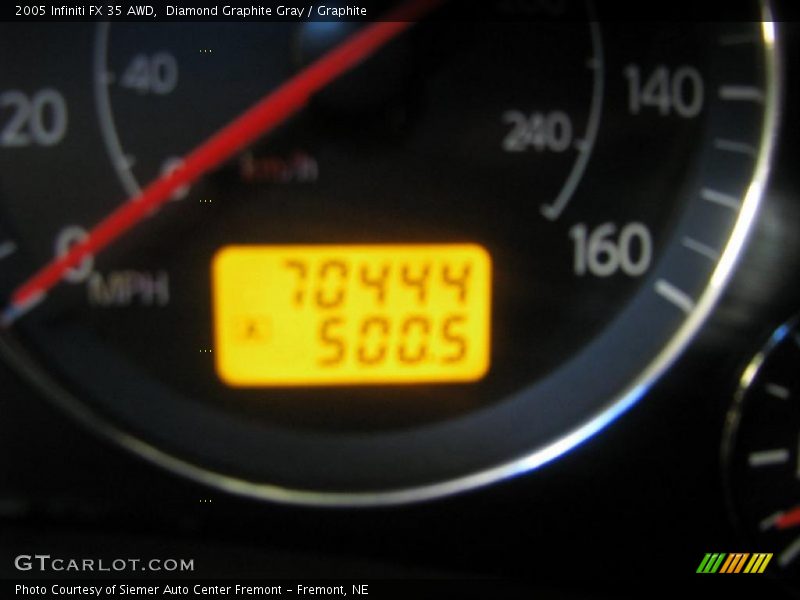 Diamond Graphite Gray / Graphite 2005 Infiniti FX 35 AWD