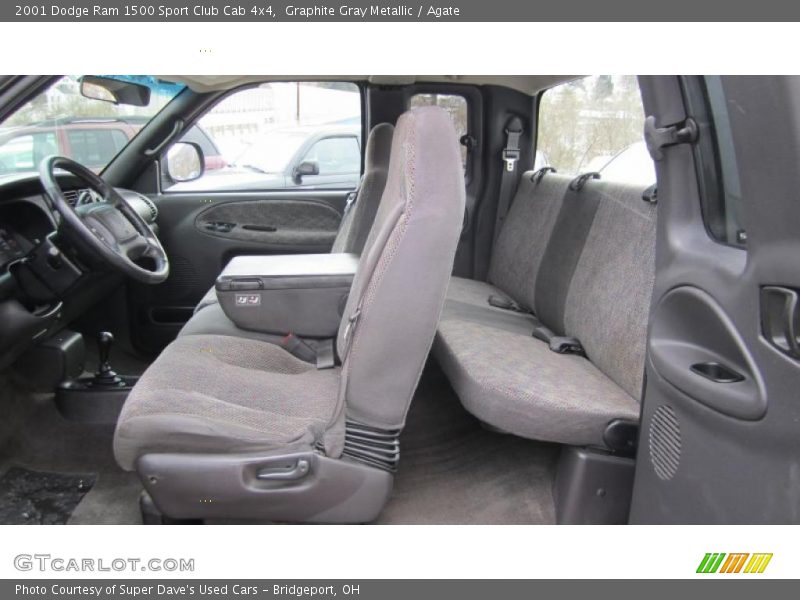  2001 Ram 1500 Sport Club Cab 4x4 Agate Interior