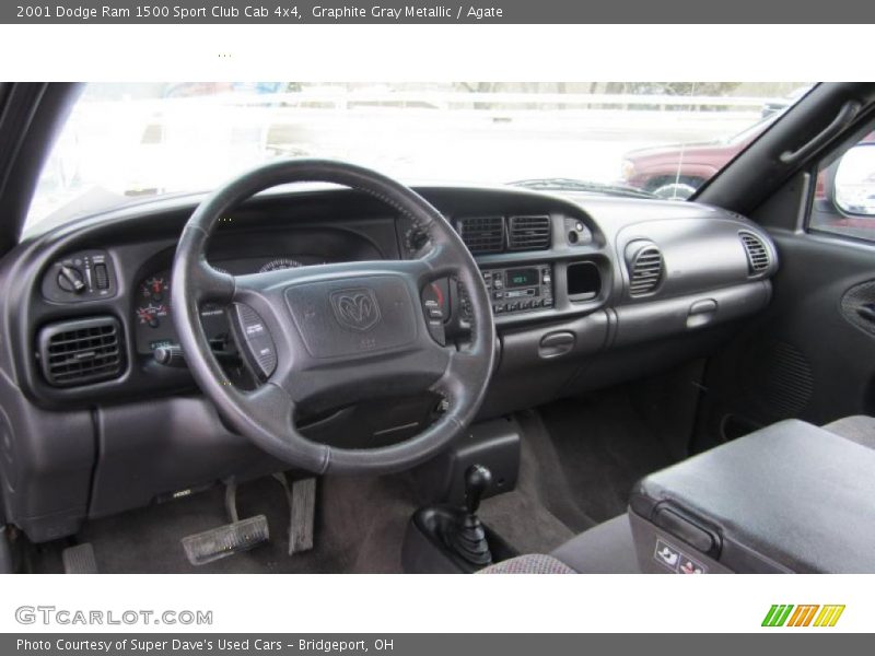 Dashboard of 2001 Ram 1500 Sport Club Cab 4x4