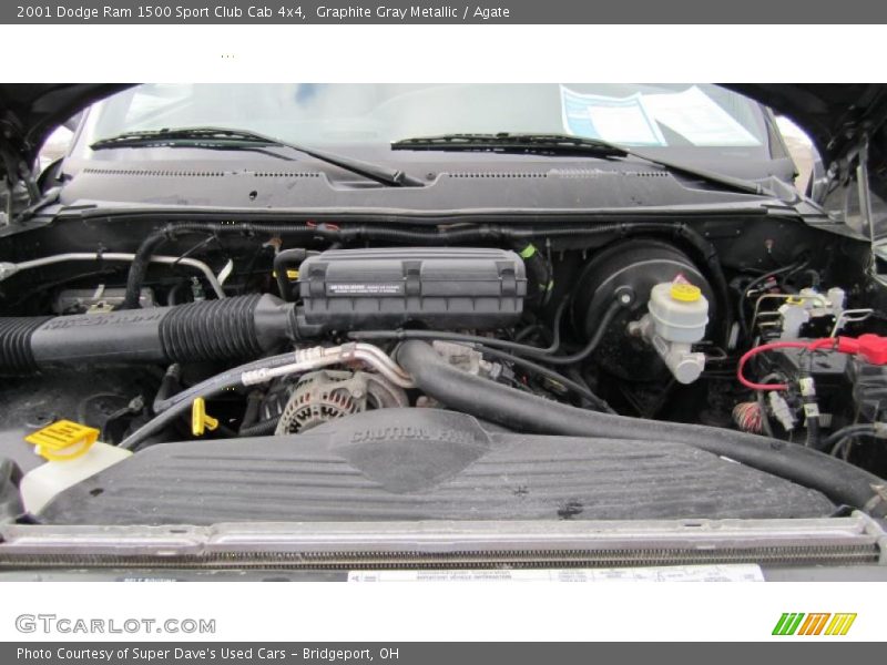  2001 Ram 1500 Sport Club Cab 4x4 Engine - 5.2 Liter OHV 16-Valve V8