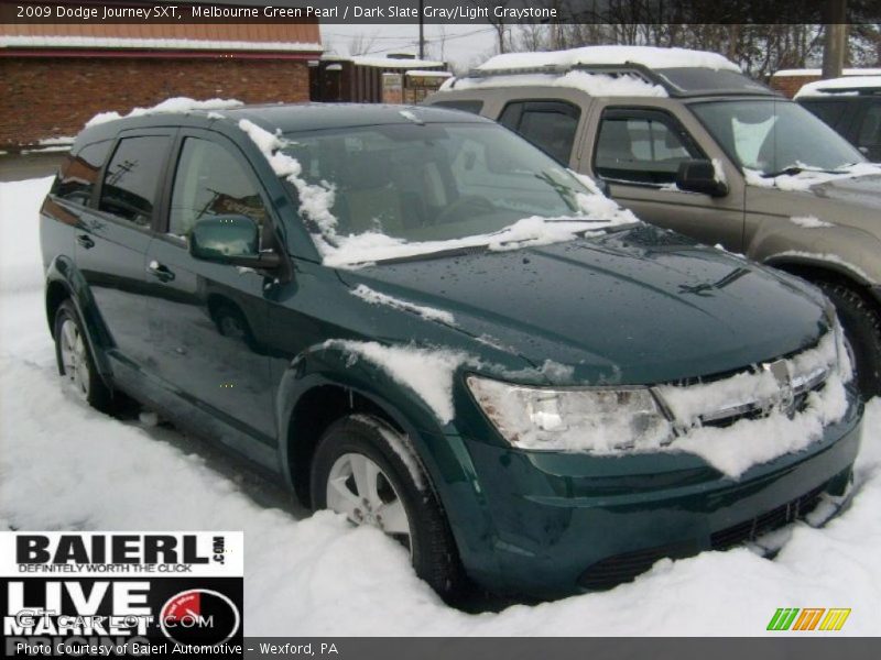Melbourne Green Pearl / Dark Slate Gray/Light Graystone 2009 Dodge Journey SXT