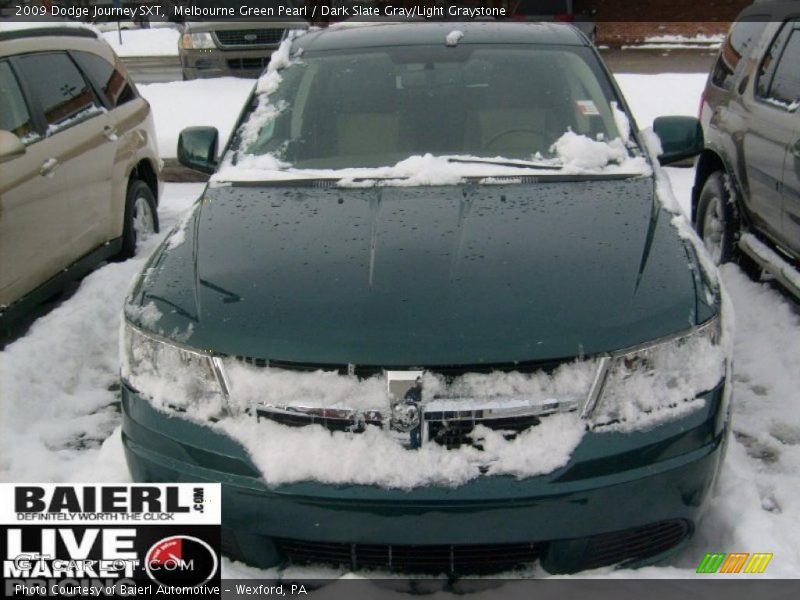 Melbourne Green Pearl / Dark Slate Gray/Light Graystone 2009 Dodge Journey SXT
