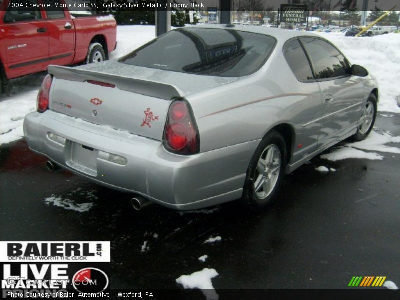 Galaxy Silver Metallic / Ebony Black 2004 Chevrolet Monte Carlo SS