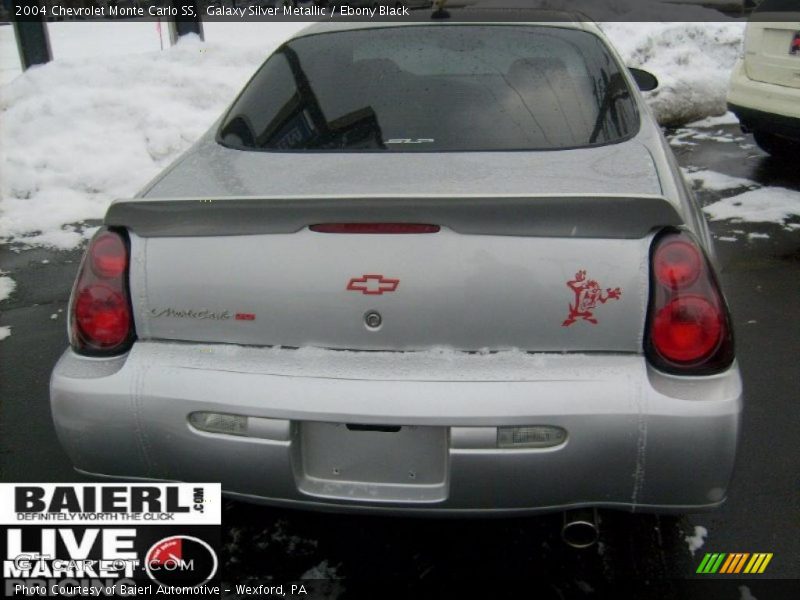 Galaxy Silver Metallic / Ebony Black 2004 Chevrolet Monte Carlo SS